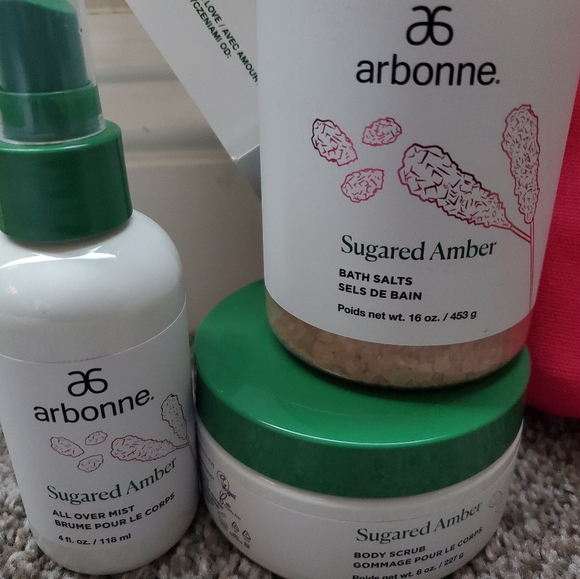 Sugared Amber Spa Gift Set